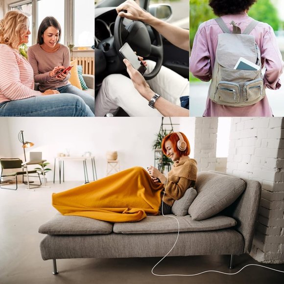 2 Pack 20W PD USB C Wall Fast Charger Adapter 6FT Type C to Lightning Cable - Picture 7 of 7